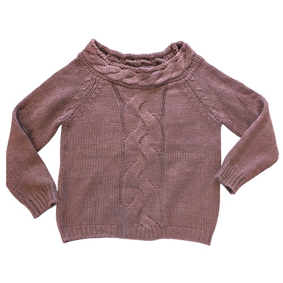 Altar'd State Sweaters - Altar'd State Cable Knit Chunky knit Pullover Sweater Braided Collar - Size M